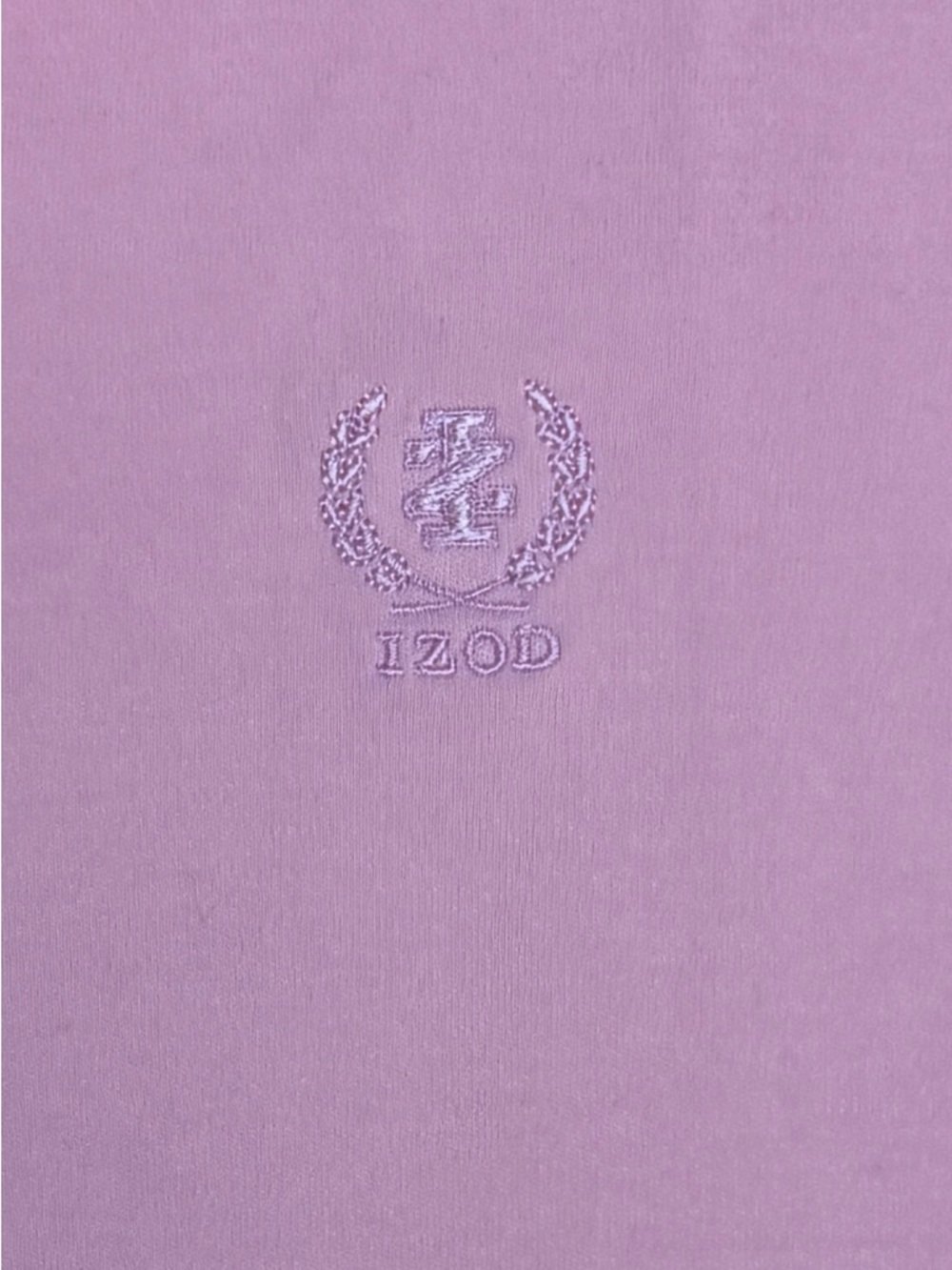 Izod Pink Polo with Embroidered Crest